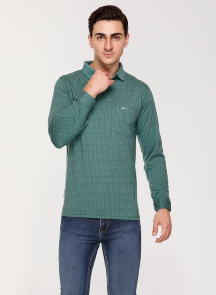 Array Full Sleeve Printed Polo