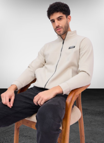 Array Mens Front Zip Sweatshirt