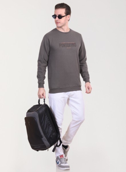 The Array Front Print Relaxed Fit Sweatshirt
