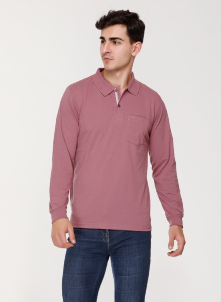 Array Solid Full Sleeve Polo