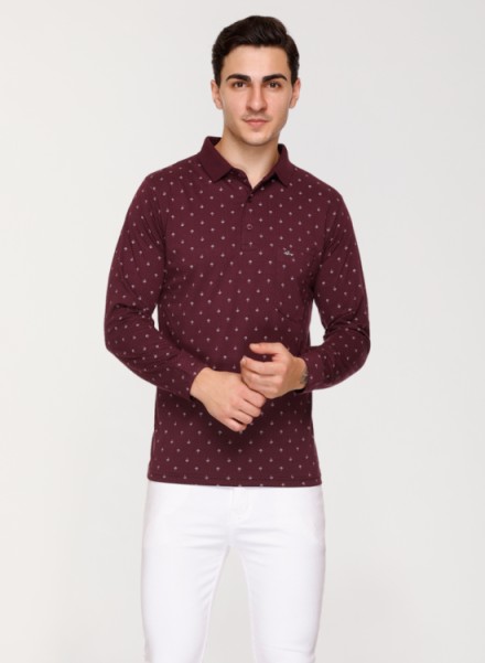Array Full Sleeve Printed Polo
