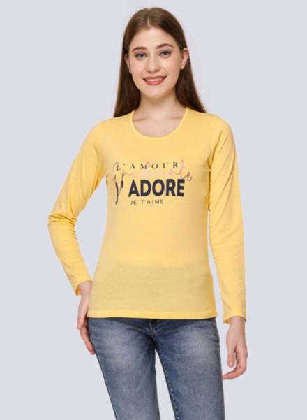 Unemode Printed Full Sleeve T-Shirt