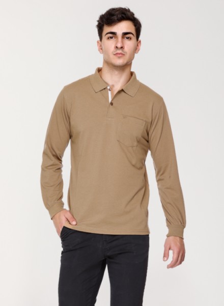 Array Solid Full Sleeve Polo