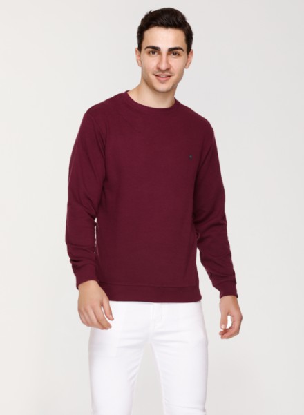 Array Printed Round Neck Sweatshirt
