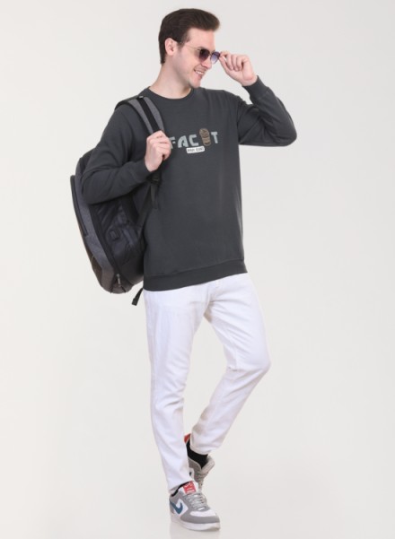 The Array Front Print Relaxed Fit Sweatshirt