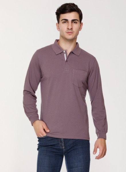 Array Solid Full Sleeve Polo