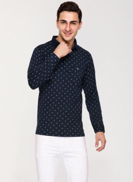 Array Full Sleeve Printed Polo