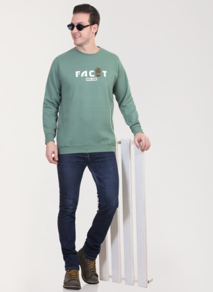 The Array Front Print Relaxed Fit Sweatshirt